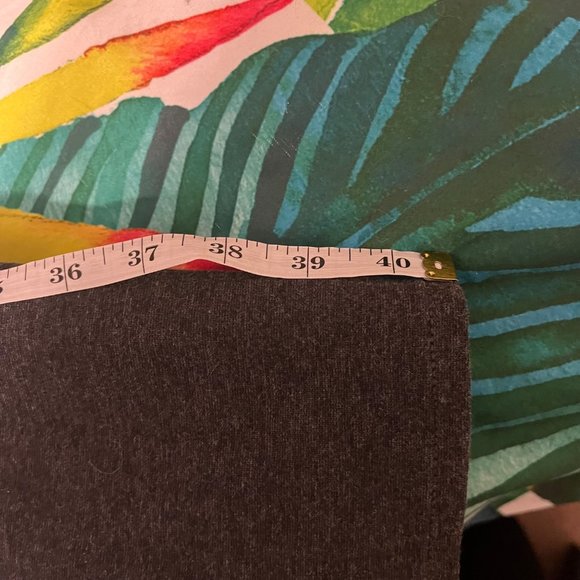 Ann Taylor Sz 8 Dark Grey Slim Straight Comfy Stretchy Cotton Blend Work Pants - Picture 11 of 11